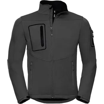 Pánská softshellová bunda Russell Pánská softshellová bunda R-520M-0 Titanium XL