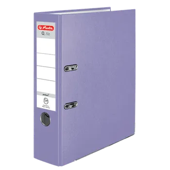 Pořadač A4/8cm pákový Herlitz Q.file protect - fialová