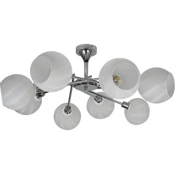 Chromové stropní svítidlo Raul pro žárovku 8x E14 - Candellux - 38-72290 - 38-72290