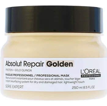 Vlasová regenerace L'Oréal Professionnel Serie Expert Absolut Repair Golden regenerační maska na vlasy 250 ml + Prodloužená možnost vrácení zboží do 30 dnů.