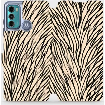 Pouzdro na mobilní telefon Flipové pouzdro Mobiwear - Motorola Moto G60 - VA52S V koruně stromu (Knížkové flip pouzdro, obal, kryt na mobil Motorola Moto G60 - VA52S V koruně stromu, materiál Umělá kůže + TPU - ochrana 360°, stojánek, silikonová vanička, magnetické zavírání)