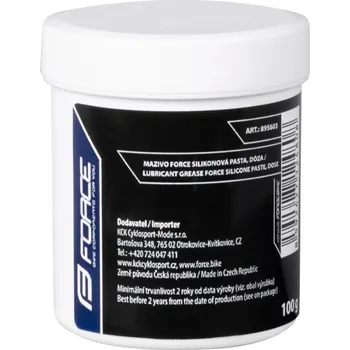 Cyklistické mazivo mazivo FORCE silikonová pasta, dóza 100g - spotřebujte nejlépe do 3.5.2024