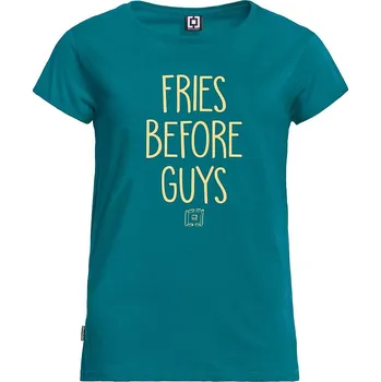 Dámské tričko tričko Horsefeathers Fries - Teal Green L