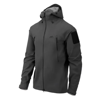 Pánské oblečení HELIKON HELIKON bunda SQUALL HARDSHELL TorrentStretch® - Šedá - M