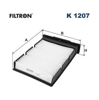 Autodíl Filtr, vzduch v interiéru FILTRON K 1207