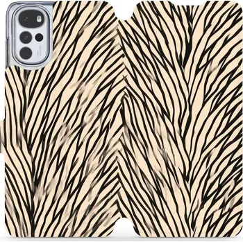 Pouzdro na mobilní telefon Flipové pouzdro Mobiwear - Motorola Moto G22 - VA52S V koruně stromu (Knížkové flip pouzdro, obal, kryt na mobil Motorola Moto G22 - VA52S V koruně stromu, materiál Umělá kůže + TPU - ochrana 360°, stojánek, silikonová vanička, magnetické zavírání)