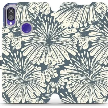 Pouzdro na mobilní telefon Flipové pouzdro Mobiwear - Xiaomi Redmi Note 7 - VA42S Exploze květů (Knížkové flip pouzdro, obal, kryt na mobil Xiaomi Redmi Note 7 - VA42S Exploze květů, materiál Umělá kůže + TPU - ochrana 360°, stojánek, silikonová vanička, magnetické zavírání)