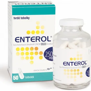 Lék na průjem Enterol 250 mg 50 tob.