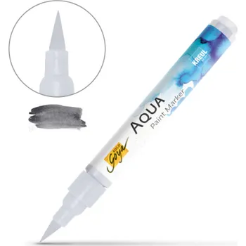 Akvarelové pero se štětcovým hrotem AQUA SOLO GOYA KREUL - šedé