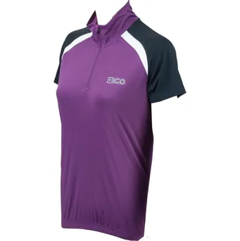 cyklistický dres Eigo Helena dámský cyklistický dres barva lilek/ bílá - XXL JRSWHELENAAUBERGINE