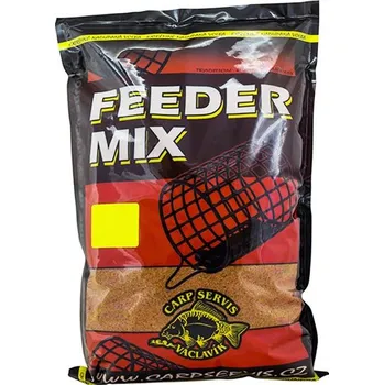 Návnadová surovina FEEDER MIX - 1 KG/LOSOS-MANGO/ORANŽOVÁ