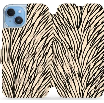 Pouzdro na mobilní telefon Flipové pouzdro Mobiwear - Apple iPhone 14 - VA52S V koruně stromu (Knížkové flip pouzdro, obal, kryt na mobil Apple iPhone 14 - VA52S V koruně stromu, materiál Umělá kůže + TPU - ochrana 360°, stojánek, silikonová vanička, magnetické zavírání)