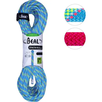 Lano Jendoduché horolezecké lano BEAL Zenith 9,5 mm Barva: solid pink, Délka: 200 m, Kód produktu: BC095Z.200.SP