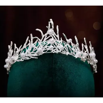 Čelenka B-TOP Luxusní korunka - TIÁRA do vlasů ICE CRYSTAL Typ: Typ 4