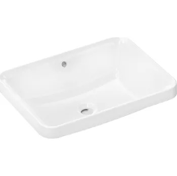 Umyvadlo Hansgrohe Xuniva Q umyvadlo 55x40 cm obdélníkový zápustný bílá 60158450
