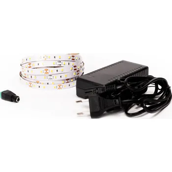 LED páska LED pásek 12Wm 12V bez krytí IP20 5 metrů + adaptér 72W - Červená - LED Solution - 07708_05310_11218 - 07708_05310_11218