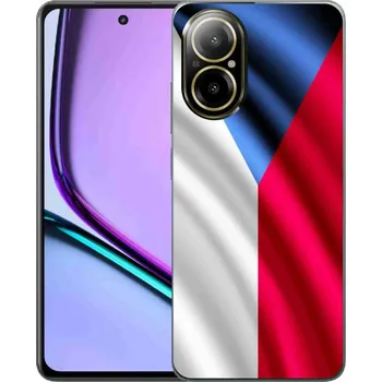 Vlajka Gelový kryt mmCase na Realme C67 - česká vlajka