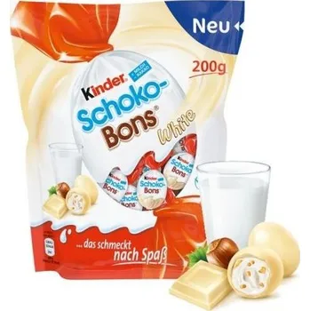 Čokoláda Kinder Schoko Bons White 200g