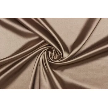 Satén elastický - Tmavá taupe