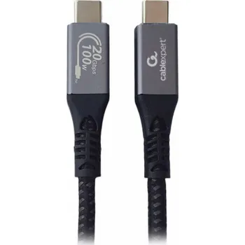Datový kabel GEMBIRD Premium USB-C 3.2 gen 2 20 Gbps 100W1.5 PD
