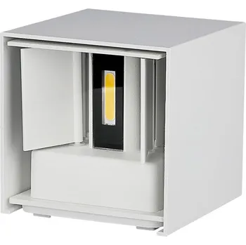 Bílé fasádní LED svítidlo hranaté 5W IP65 - Denní bílá - LED Solution - 217088 - 217088