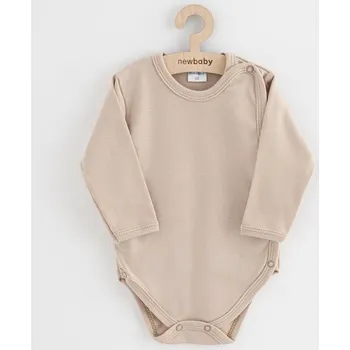 Kojenecký body Kojenecké celorozepínací body New Baby Classic II světle béžové, Velikost 50
