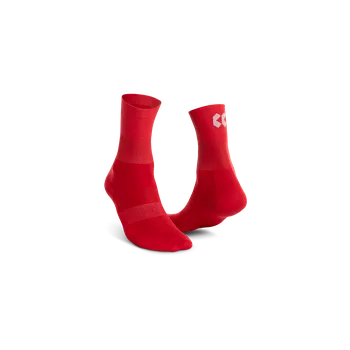 Pánské ponožky KALAS Z3 | Cyklo ponožky Vysoké | Red/White | Velikost: 46-48