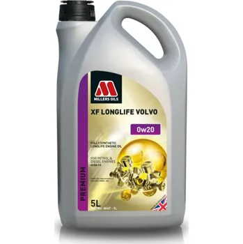 Auto-moto Plně syntetický motorový olej Millers Oils - XF LONGLIFE VOLVO 0w20 5l