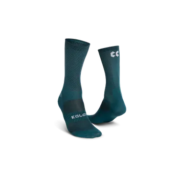 Pánské ponožky KALAS Z3 | Cyklo ponožky vysoké Verano | petrol blue | Velikost: 37-39