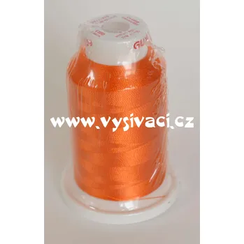 Nit vyšívací nit Gunold Sulky oranžová 1168, návin 1000m, viskóza Jednotka: 1 kón návin 1000m