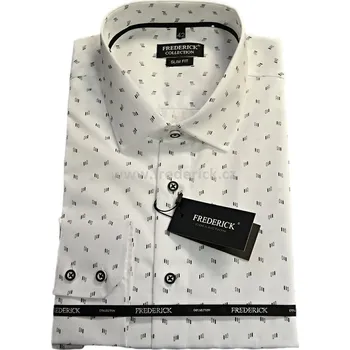 Pánská košile Pánská košile s dlouhým rukávem - střih SLIM - vzor F639 - 40