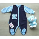 AMÁLKA Bavlněný modrý overal, slon Velikost: 92