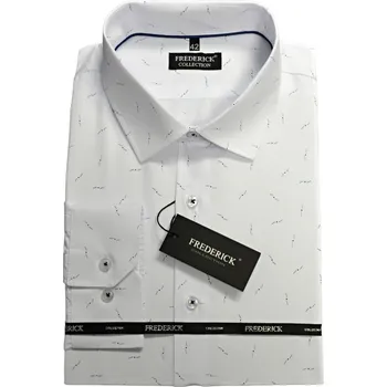 Pánská košile Pánská košile s dlouhým rukávem - střih REGULAR - F734 - 48