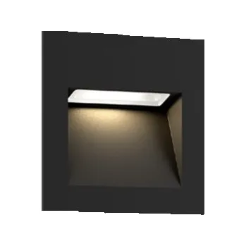 Nástěnné svítidlo Wever & Ducré Vestavné nástěnné svítidlo Oris Barva: Černá, Rozměr: 80 mm x 80 mm 3274A1B5