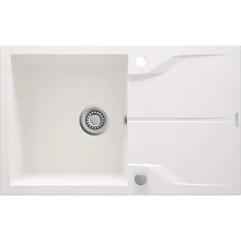 Granitový dřez Deante Andante granitový dřez 78x49 cm bílá ZQN_A113