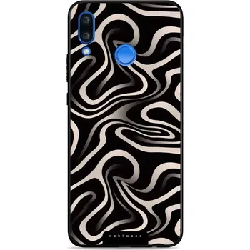 Pouzdro na mobilní telefon Lesklý kryt Mobiwear Glossy - Huawei Nova 3 - GA63G Vlnky a linky (Prémiové lesklé pouzdro, obal, kryt Mobiwear Glossy na mobil Huawei Nova 3 - GA63G Vlnky a linky, materiál Plast + TPU silikon - krytí po všech stranách, neošoupatelný potisk, tenké)