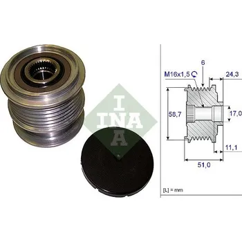 Předstihová spojka INA 535 0200 10