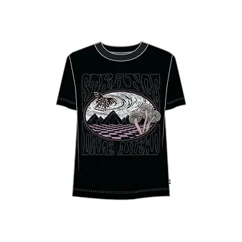 Pánské oblečení Tričko Vans DAZED STRANGE CREW Black velikost XS