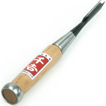 Dláto Japonské řezbářské dláto SENKICHI s V čepelí - 6 mm