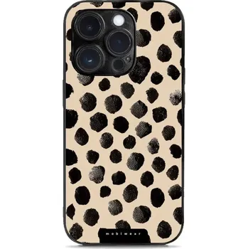 Pouzdro na mobilní telefon Lesklý kryt Mobiwear Glossy - Apple iPhone 14 Pro - GA50G Černé puntíky (Prémiové lesklé pouzdro, obal, kryt Mobiwear Glossy na mobil Apple iPhone 14 Pro - GA50G Černé puntíky, materiál Plast + TPU silikon - krytí po všech stranách, neošoupatelný potisk,)