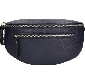 Ledvinka Dámská kožená ledvinka Italia Pavla - tmavě modrá