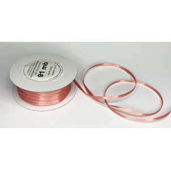 Stuha Stuha saténová jednolící, WS8043, šíře 3 mm po 1m.