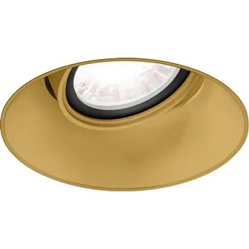 Wever & Ducré Minimalistická bezrámečková bodovka Deep Adjust Trimless LED Barva: Zlatá, Teplota chromatičnosti: Dim to Warm 2000-3000 Kelvinů, Úhel vyzařování: 34° 184861G9