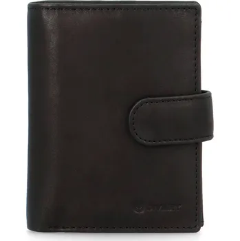 Peněženka Pánská kožená peněženka na výšku Diviley Algren, černá