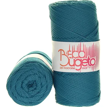 Příze Eco Bugeto papouščí modř 200g, úplet 1