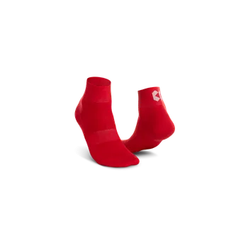 Pánské ponožky KALAS Z3 | Cyklo ponožky Nízké | Red/White | Velikost: 43-45