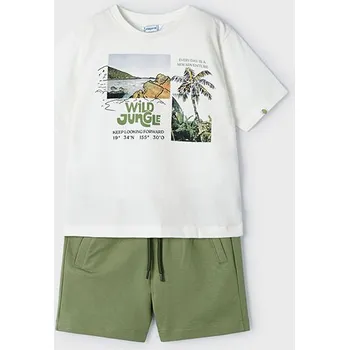 Dětská móda Chlapecká souprava Mayoral 3605 zelená Rozměr: 134