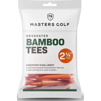 Golfová tyčka Masters Graduated Bamboo týčka, 70mm, 20ks, oranžová