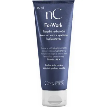 Péče o ruce nanoSPACE Přírodní hydratační krém na ruce s kyselinou hyaluronovou ForWork, 75 ml