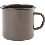 OLYMP Olymp, smaltovaný hrnek 8 cm, 0,4 l, čokoládový/čokoládový (211/29)